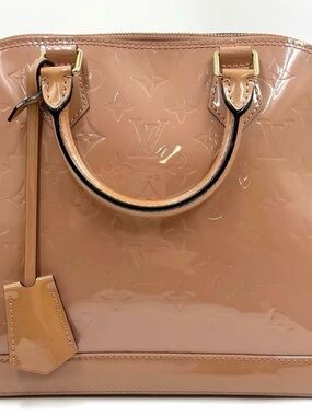Louis Vuitton Pink Patent Monogram Satchel